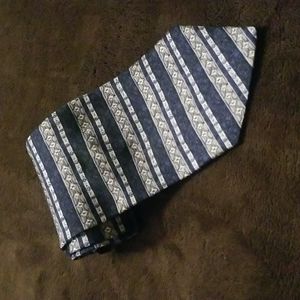 Men's Barrington Blue/Tan 100% Silk Necktie
